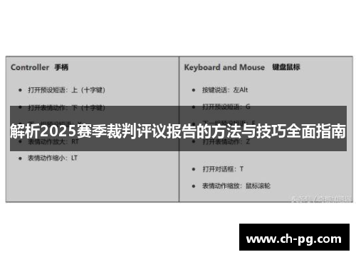 解析2025赛季裁判评议报告的方法与技巧全面指南